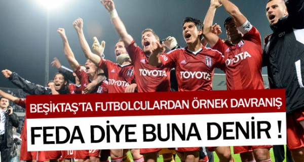 Beiktal futbolcular FEDA dedi